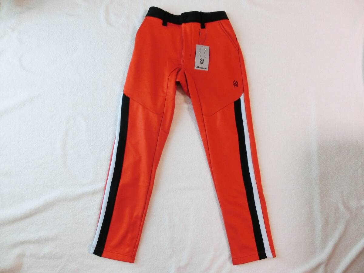 送料無料 新品 レディース ラッセルノ ボンディング パンツ サイズ1 L相当 オレンジ Russeluno ORANGE 防寒 防風拍卖