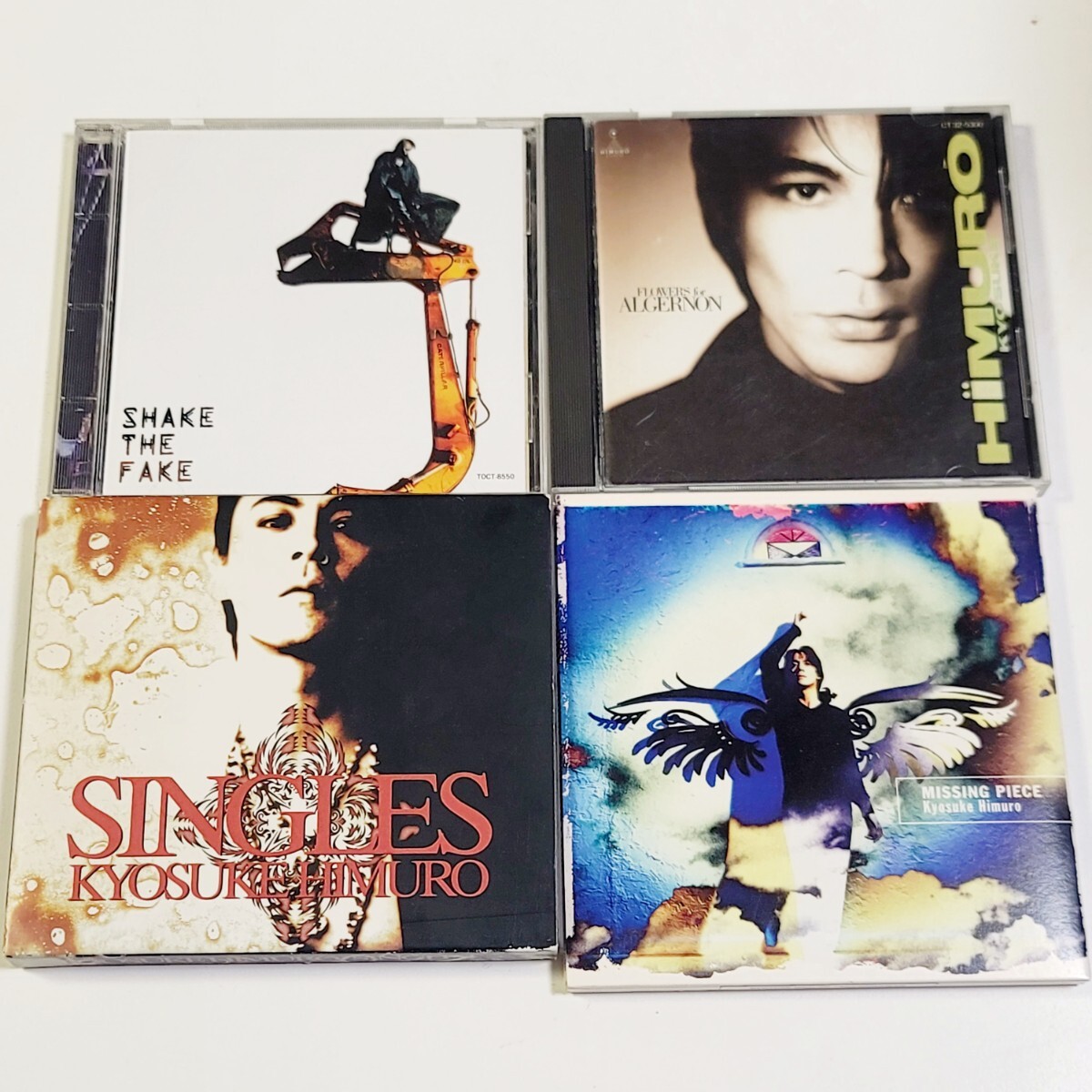 《4枚セット》ディスク美盤☆CDアルバム 氷室京介「シングルス」「MISSING PIECE」「FLOWERS for ALGERNON」「SHAKE THE FAKE」まとめて拍卖