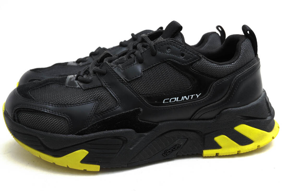 MARCELO BURLON マルセロ ブロン ローカットスニーカー C-Run 3000 牛革 カーフ Vibramソール拍卖