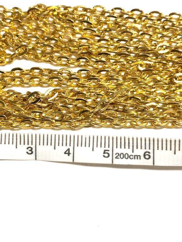 在庫処分品 チェーン ゴールドカラー ハンドメイド材料拍卖