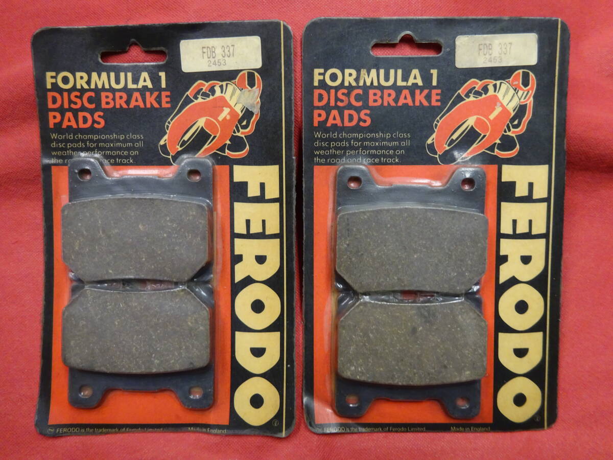 フェロード ブレーキパッド 2セット FDB337 FZ400 FZ750 FZX750 XJ750 XV1100VIRAGO ビラーゴ FJ1200 FERODO拍卖
