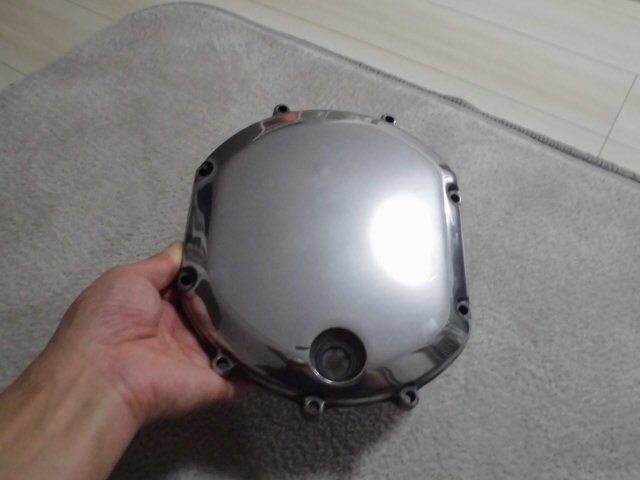 純正 当時物 カワサキ Kawasaki Z900RS Z1 Z2 Z750R クラッチカバー 転倒傷歪み無 バフ仕様 レストアベース 廃盤 絶版拍卖