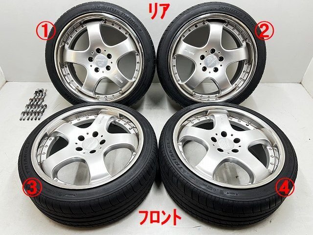 ◎ Carlsson ベンツ SLK230 KOMPRESSOR R170 SLK 02年 170449 18インチ PCD112 5H アルミホイール 4本セット (在庫No:A39755) (7627) ◎拍卖