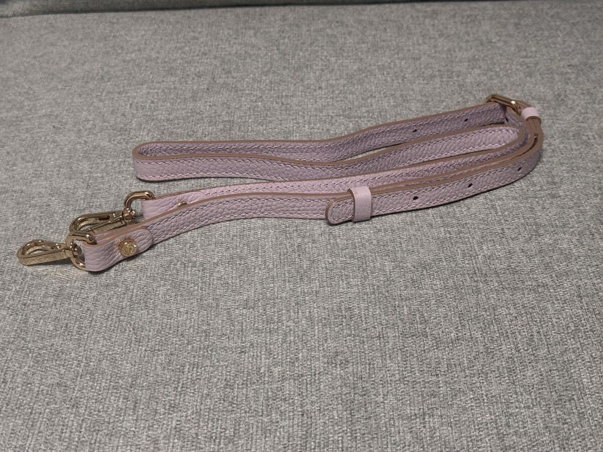 ショルダーストラップ レザー 革 ライトパープル ストラップ拍卖