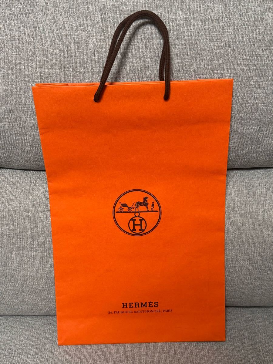HERMES エルメス 紙袋 ショッパー ショップ袋 縦長拍卖