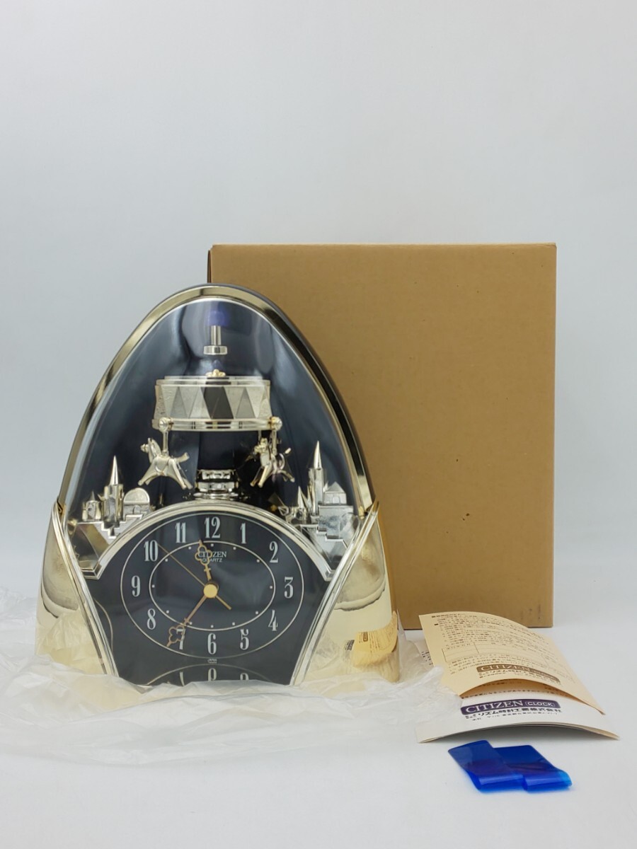 ☆シチズン CITIZEN ジョイフルランド665 4SG665-002☆ 置時計 し2510拍卖