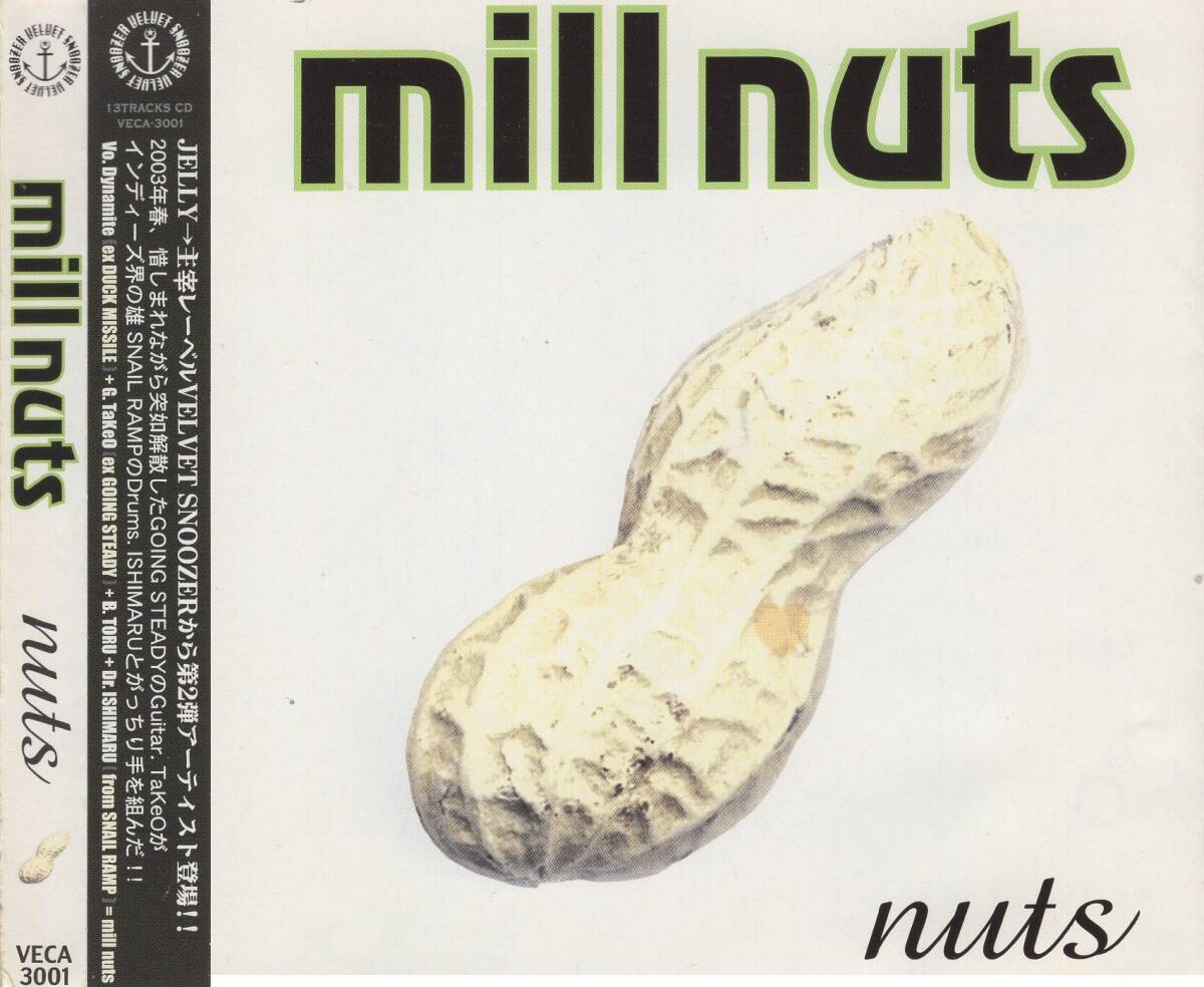 06-16【即決】★送料無料★新品ケース付★mill nuts★ファースト★nuts★2003年★浅井威雄★丸寿幸★松浦徹★SNAIL RAMP★GOING STEADY★拍卖