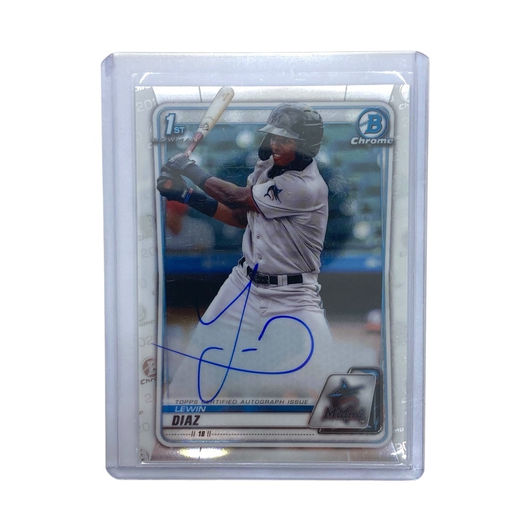 TOPPS MLBカード BOWMAN CHROME LEWIN DIAZ MARLINS #CPA-LD 中古 IT2拍卖