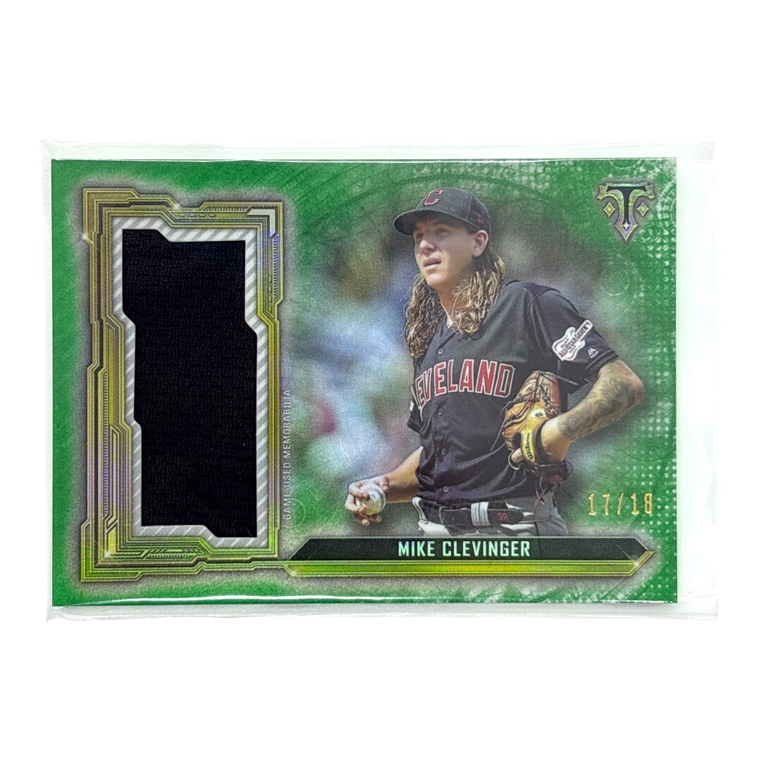TOPPS MLBカード TRIPLE THREADS MIKE CLEVINGER CLEVELAND INDIANS 17/18 #SJR-MC 中古 IT1拍卖
