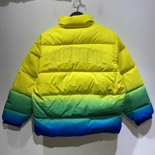 Supreme 18ss Gradient Puffer Jacket Mサイズ シュプリーム グラデーション パファージャケット拍卖