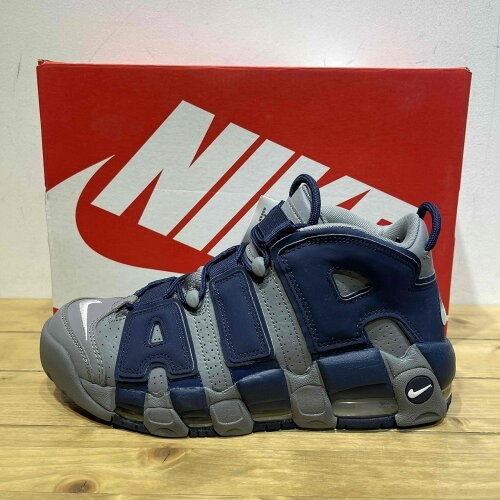NIKE AIR MORE UPREMPO '96 25.0cm 921948-003 ナイキ エアモアアップテンポ グレー ネイビー拍卖