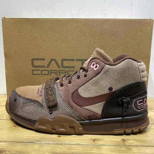 NIKE 2022 x TRAVIS SCOTT AIR TRAINER 1 CJ 27.0cm DR7515-200 ナイキ トラヴィススコット エアトレーナーワン スニーカー拍卖