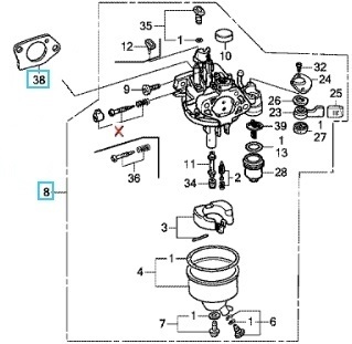 ■Honda ホンダ除雪機 キャブレター ガスケット セット HSS1170n拍卖