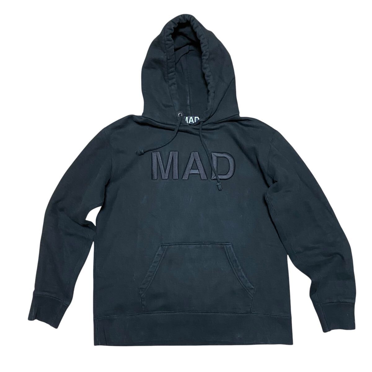 【アンダーカバー UNDERCOVERISM MAD STORE マッドストアー 限定品 刺繍 パーカー フーディー メンズL artscabut期 5685 ブラック 黒】拍卖