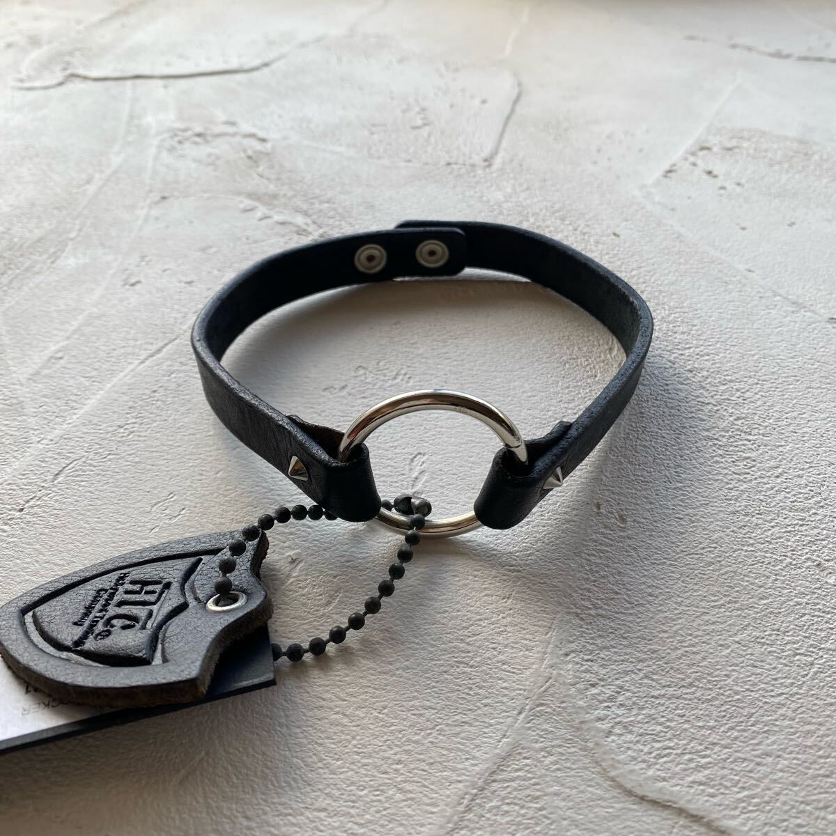 【新品未使用 HTC JANIS CHOCKER レザー チョーカー パンク ロック レディースフリー ブラック ハリウッドトレーディングカンパニー】拍卖