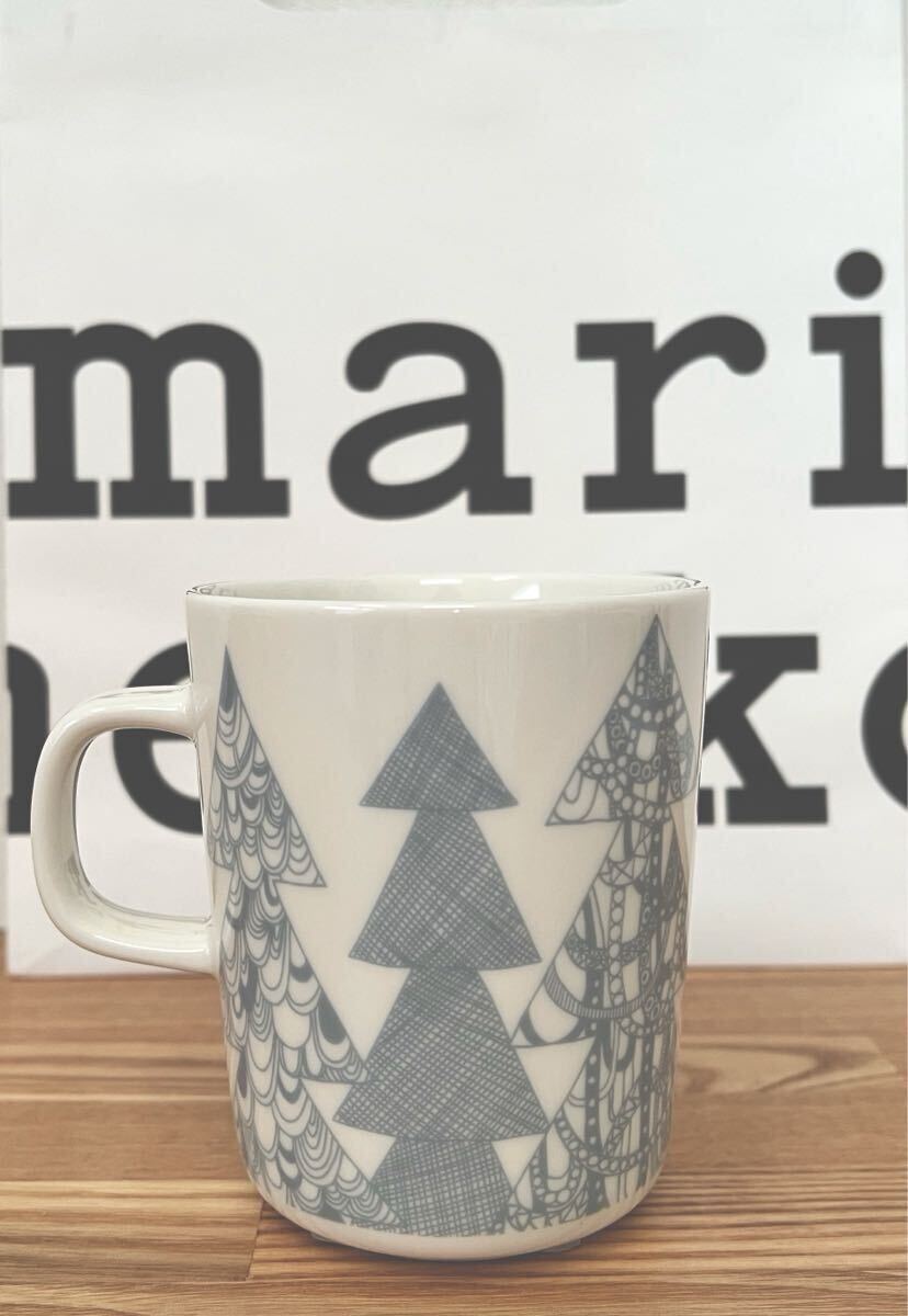 新品【marimekko】マリメッコ マグカップ クーシコッサ 日本限定カラーライトブルー 正規店購入拍卖