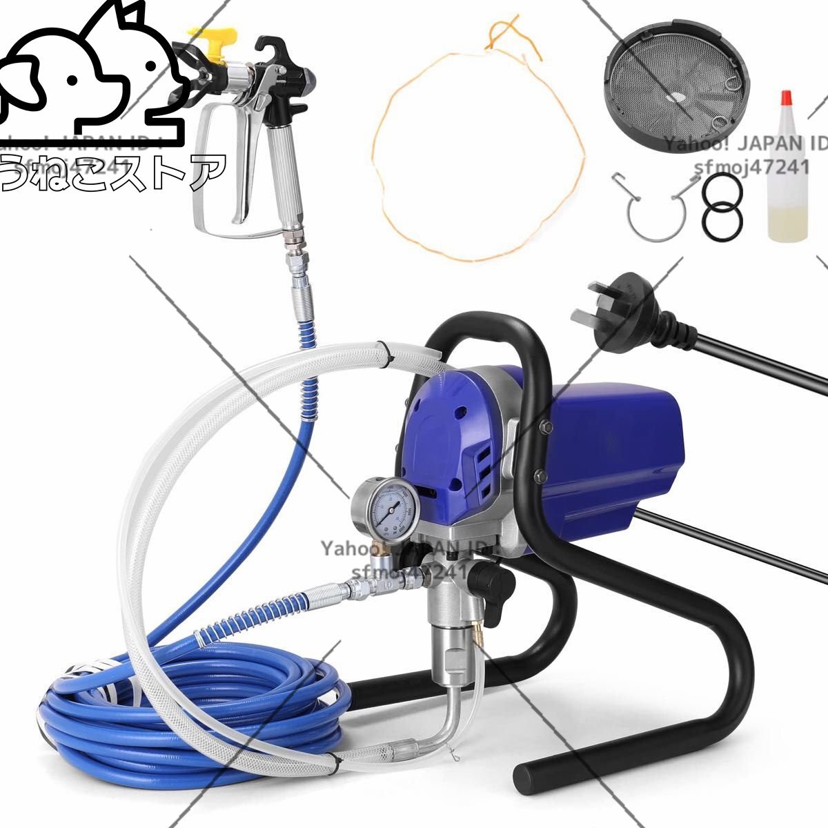 プロフェッショナル高圧エアレス噴霧器電動塗料噴霧機多目的塗装ツールホーム改善機器拍卖
