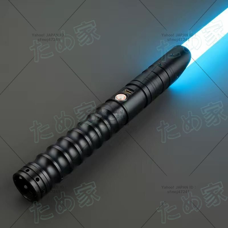 02 スターウォーズ ライトセーバー ジェダイ つなぎ合わせが可能 両刃の光の剣 16色変換可能拍卖