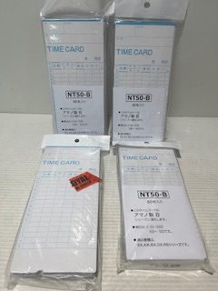 送料無料■タイム タイムカ-ド50枚 NT50-B 2001枚以上あり◇20250206★№386拍卖