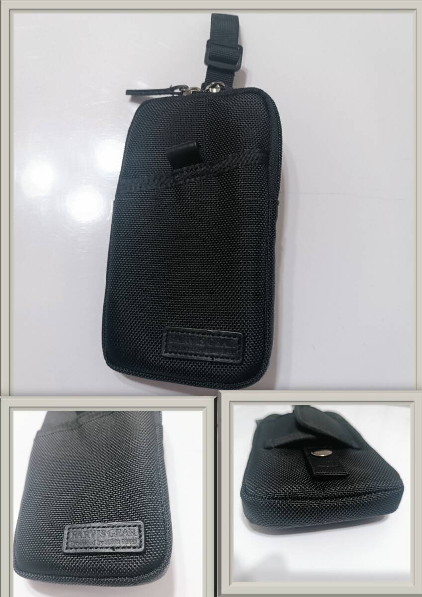 サンワダイレクト スマホポーチ 3WAY取付け 6.5インチまで対応 ブラック 200-BAGOP1BK拍卖