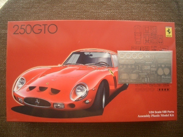 ■1/24 フジミ フェラーリ 250GTO エッチングパーツ付き拍卖