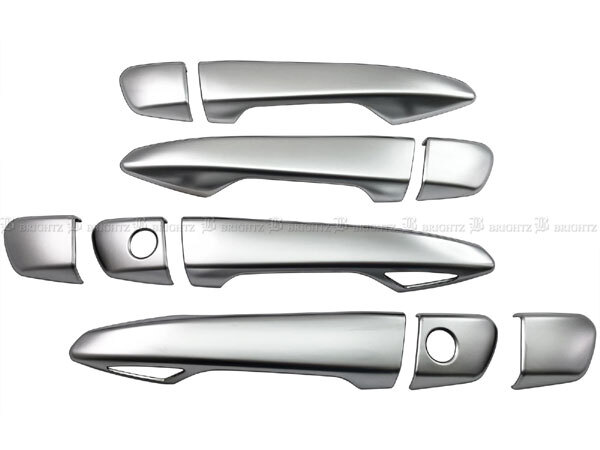 レクサス GS250 GRL11 ドア ハンドル ノブ カバー ガーニッシュ パネル モール ベゼル サイド サテンシルバーメッキ DHC-NOBU-490拍卖