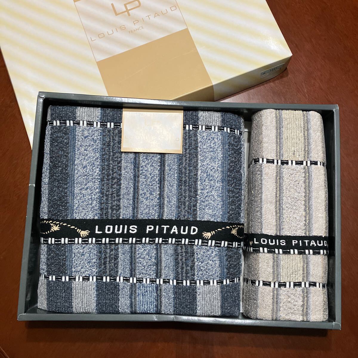ルイピトー バスタオル+フェイスタオル 綿100% 日本製 未使用拍卖