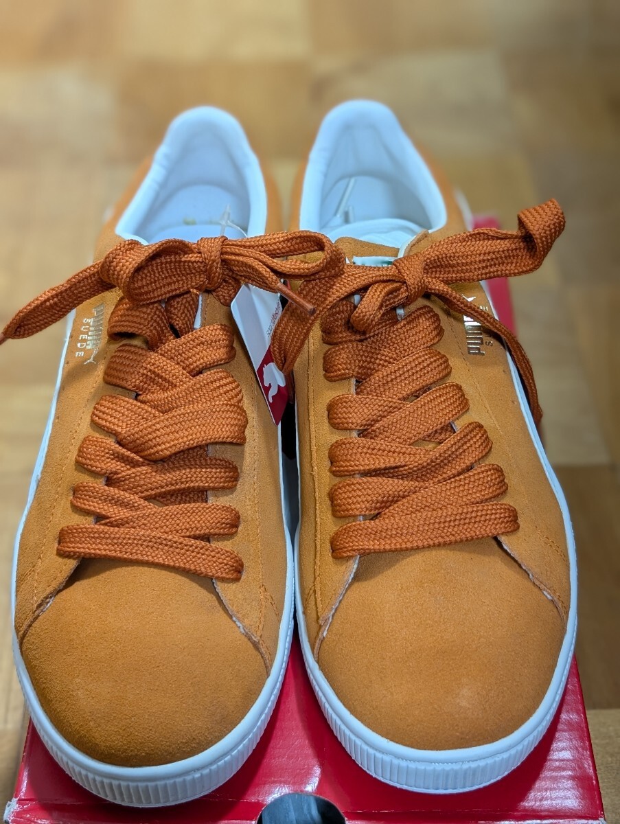 【即決】PUMA SUEDE ARCHIVE 29cn US11 デッドストック ヴィンテージ スウェード アーカイブ オレンジ拍卖