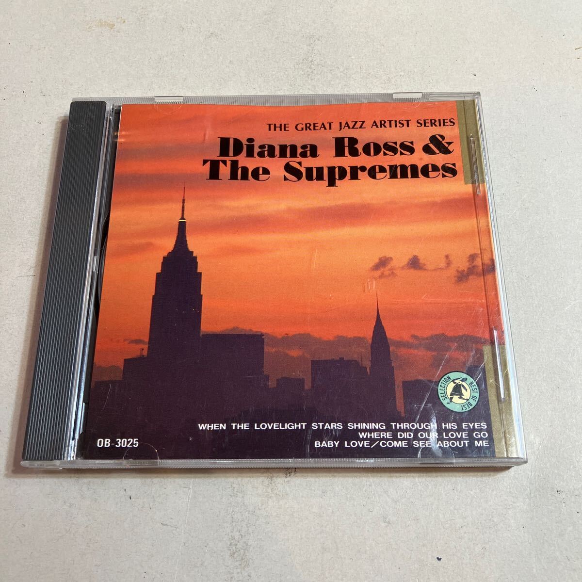 CD ダイアナロス&シュープリームス  ザグレートジャズアーチストシリーズ 美品 拍卖