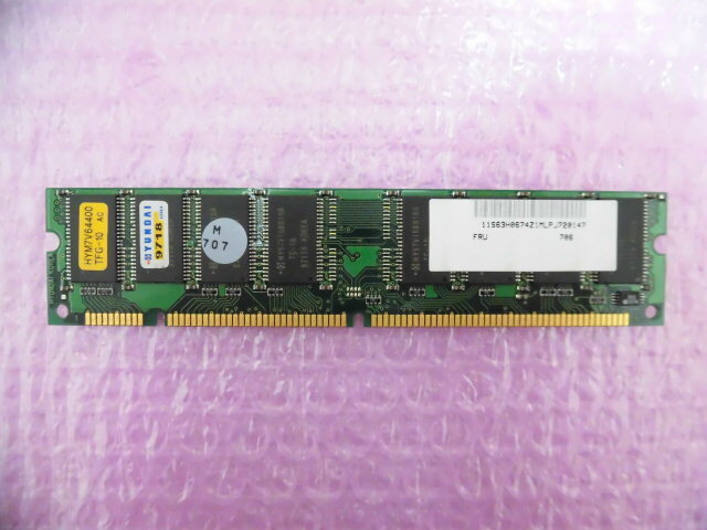 HYUNDAI HYM7V64400TFG-10 SDRAM PC66 (CL2) 32MB 中古正常品拍卖