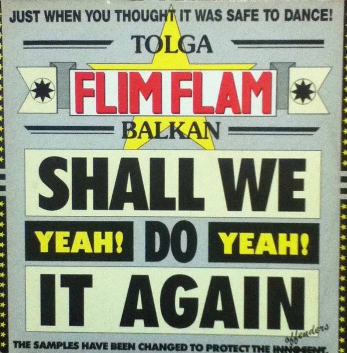 【廃盤12inch】Tolga Flim Flam Balkan / Shall We Do It Again (Yeah! Yeah!)拍卖