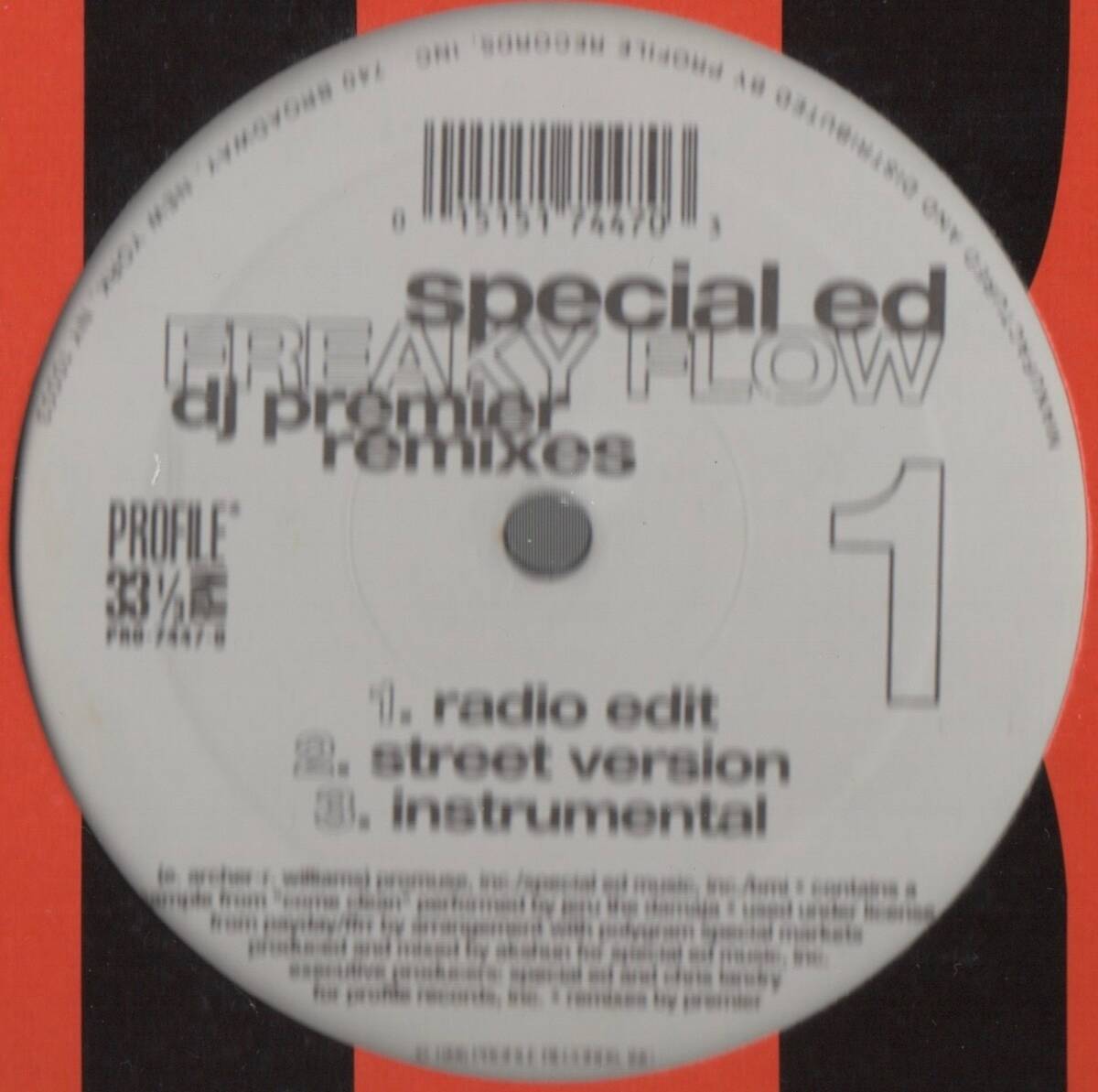 【廃盤12inch】Special Ed / Freaky Flow拍卖