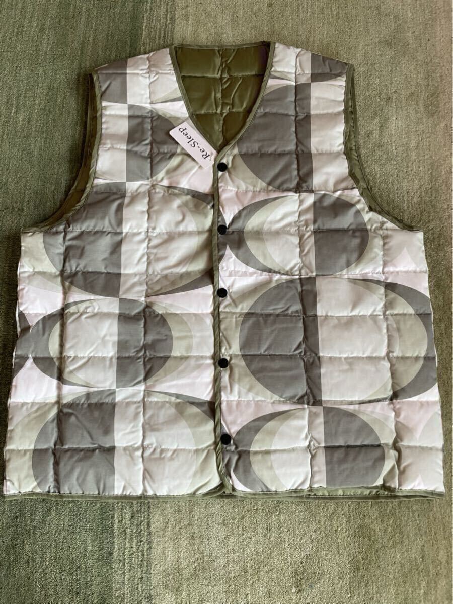 新品 羽毛ベスト ダウン80% 80g入り 【羽毛布団 枕 シビラカバー タオルケット ダウンケット出品中】拍卖