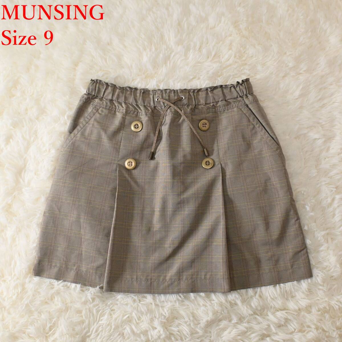 J3 サイズ9 マンシング グレンチェック スカート拍卖