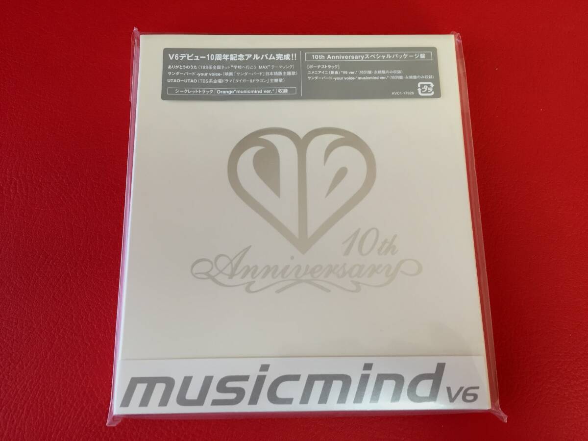 ◆V6/musicmind/10th Anniversary スペシャルパッケージ盤/帯付CD/AVC1-17826 #Y25YY1拍卖