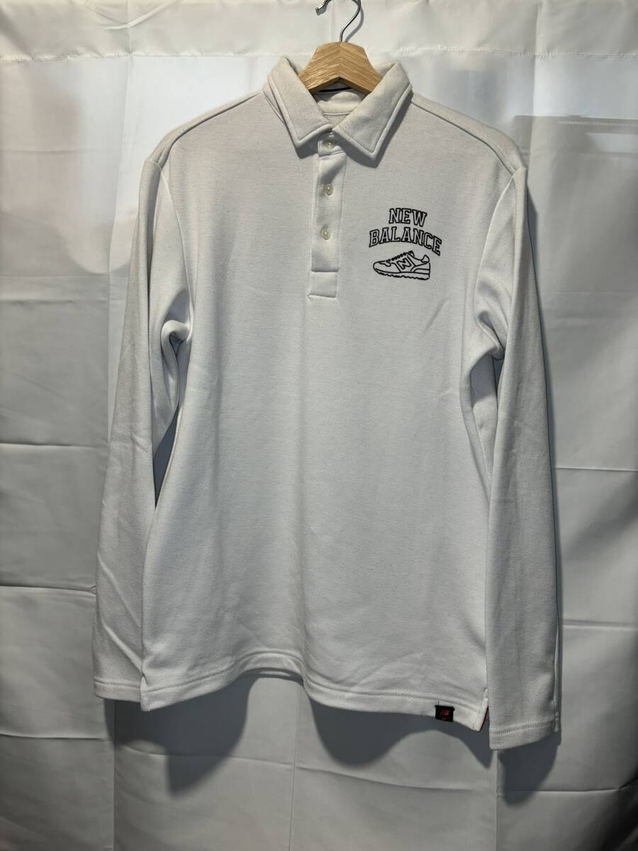 【USED】NEW BALANCE GOLF ニューバランス ゴルフ 長袖ポロシャツ Large拍卖