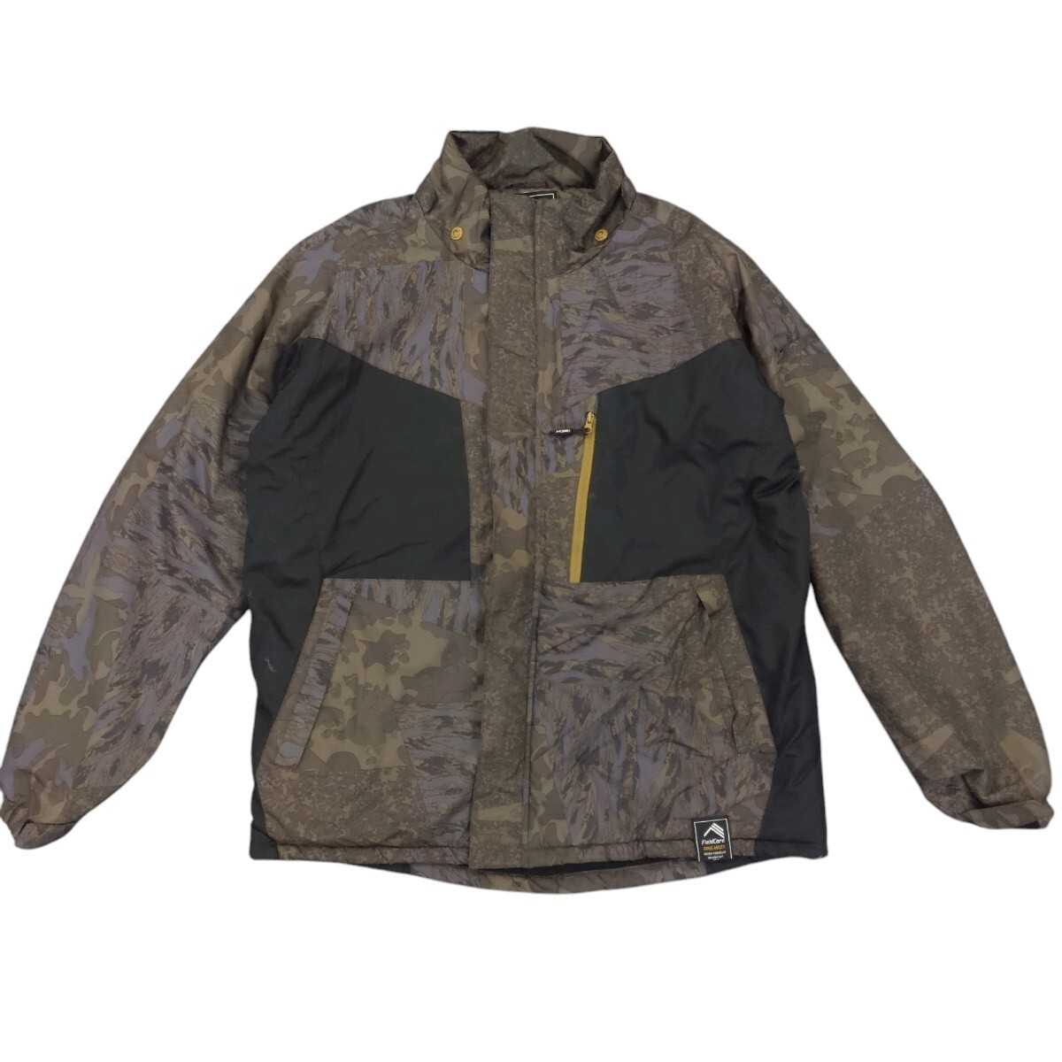 LL ワークマン FieldCore ディアマジックダイレクト WM3633 防寒着 作業着 ナイロンジャケット カーキ フード欠品 中綿 裏フリース ou0633拍卖