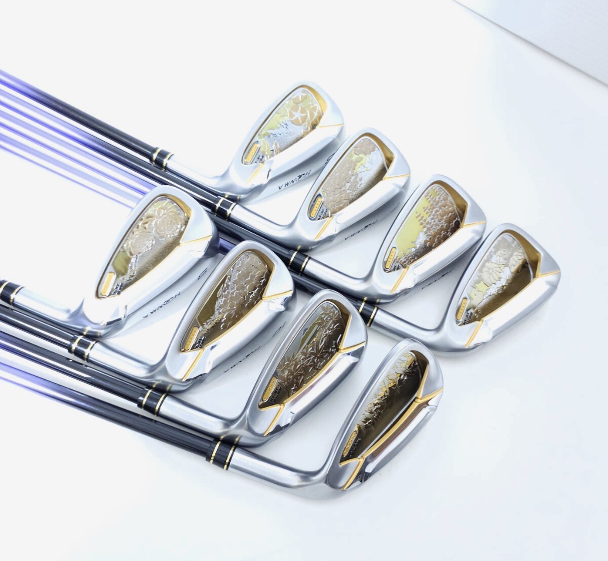 k24 アートシリーズ 本間 BERES IE-06 4スター 8本セット ARMRQ X 38 L 4S 4星 ホンマ ベレス ★★★★ 激レア 高級品 金リング レディース拍卖