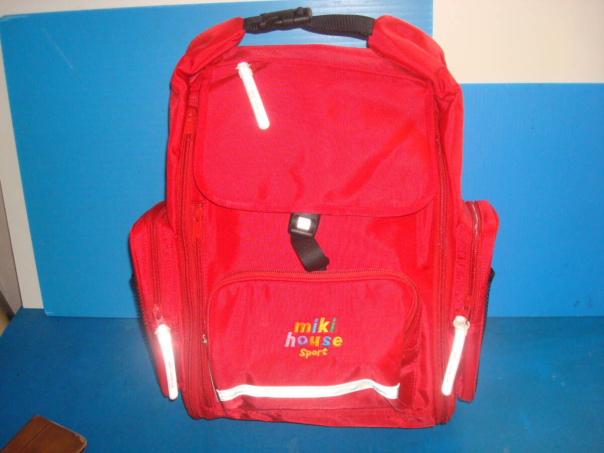 Miki House リュックサック(レッド) MIKI21拍卖