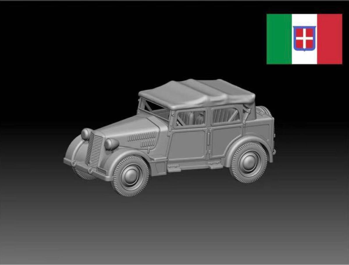 1/72 レジンキット 未塗装 WW2 イタリア軍 フィアット508CM コロニアーレ 自動車 250129拍卖