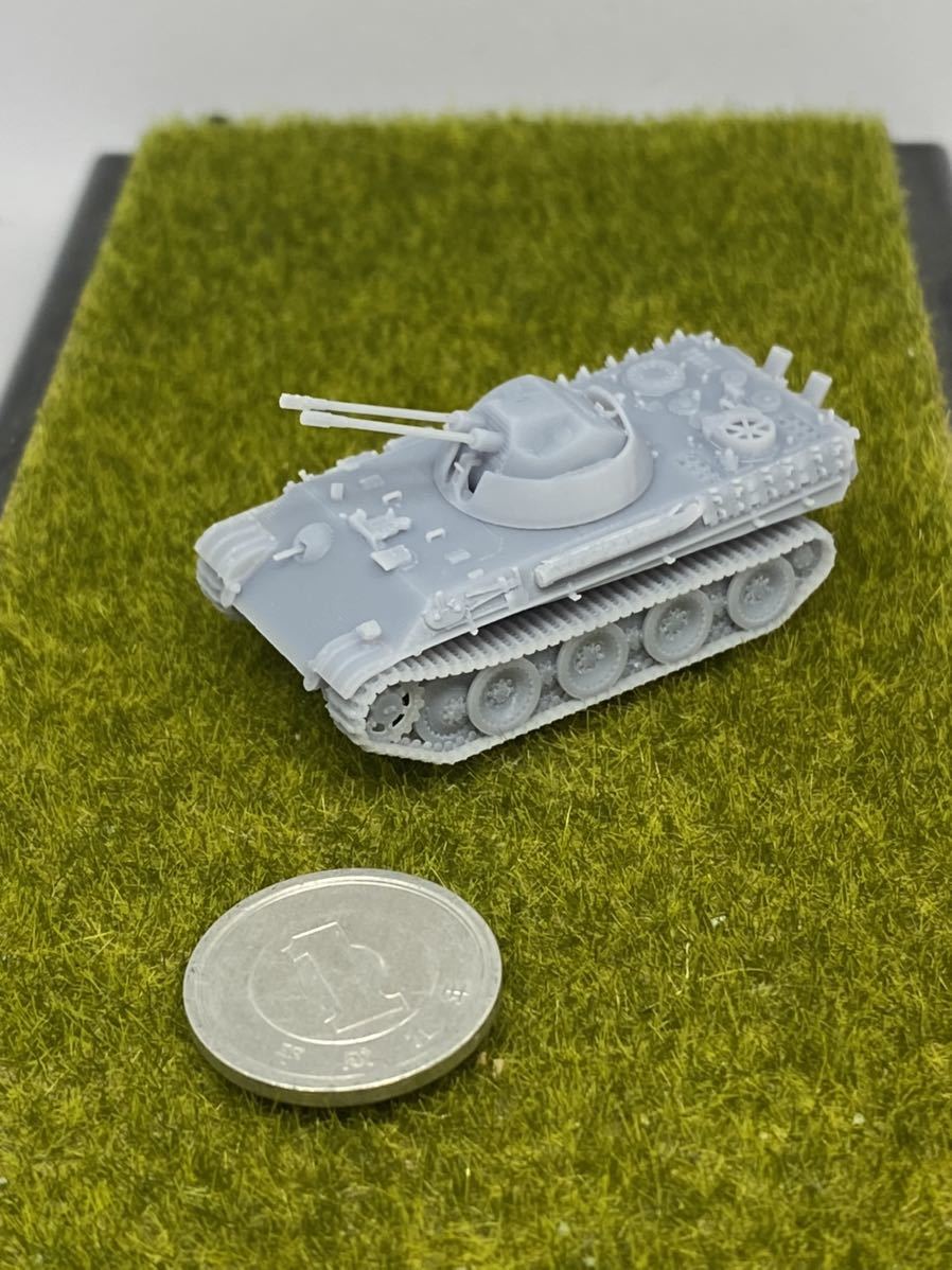 1/144 レジンキット 未塗装 WWⅡ ドイツ軍 クーゲルブリッツ 5号Ⅴ号 パンター対空戦車 ワールドタンクミュージアム【同梱可能】0525拍卖