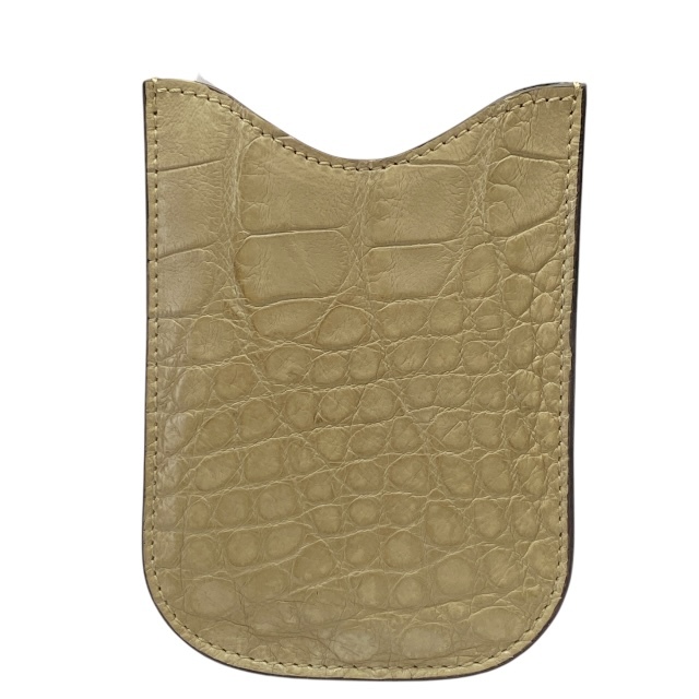 GUCCI グッチ 238637 iPhoneケース iPodケース スマホケース 小物ケース クロコ型押しレザー ベージュ拍卖