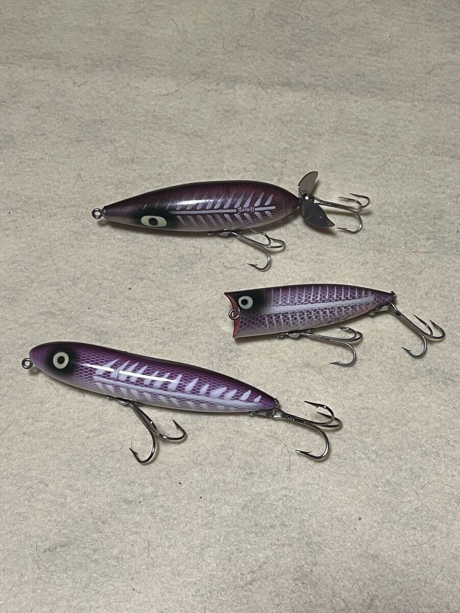HEDDON パープルショア 3本セット拍卖