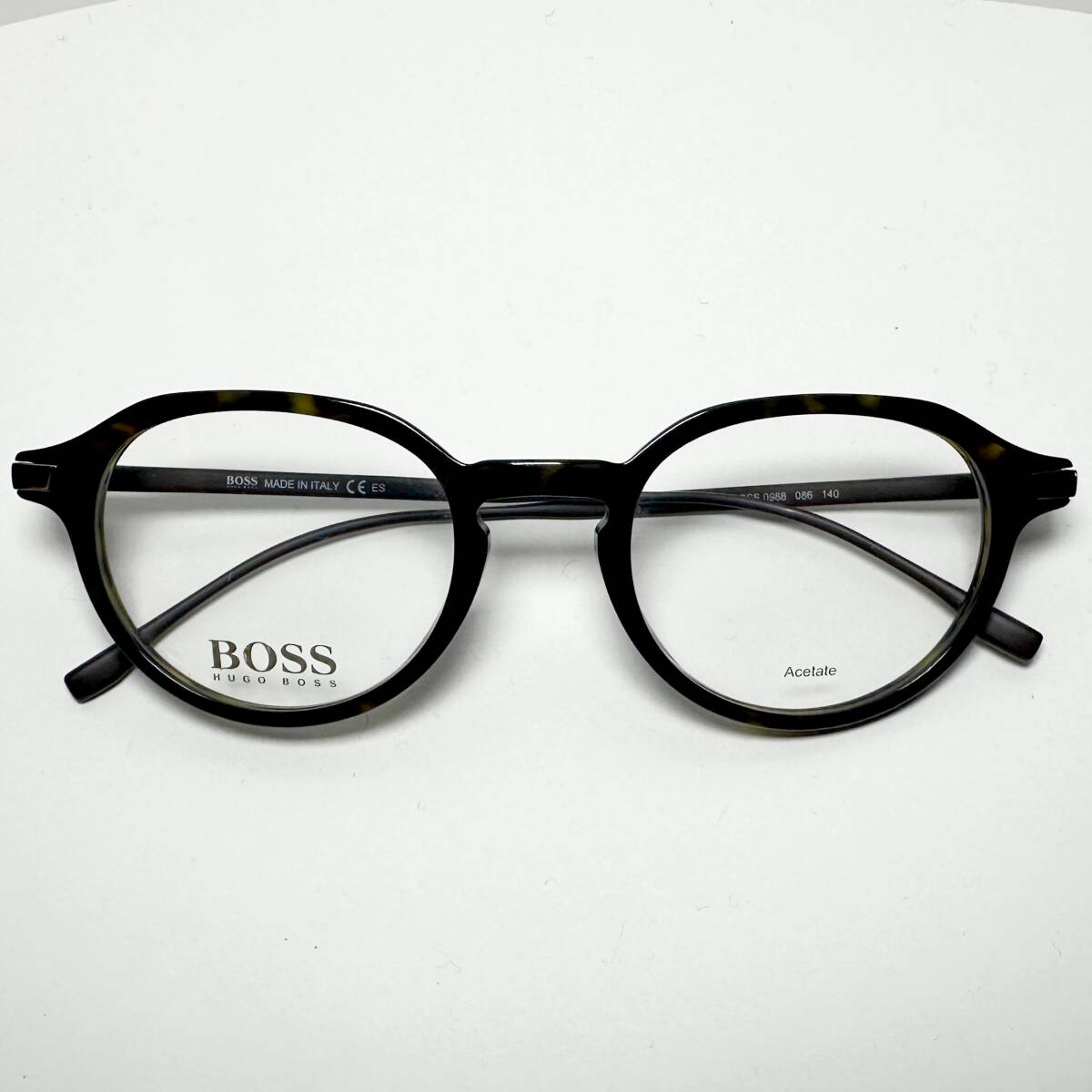 HUGO BOSS イタリア製 メガネ |正規新品|ドイツブランド ヒューゴボス|0988 086| 純正ケース・クロス付 Crown panto クラウンパント 拍卖