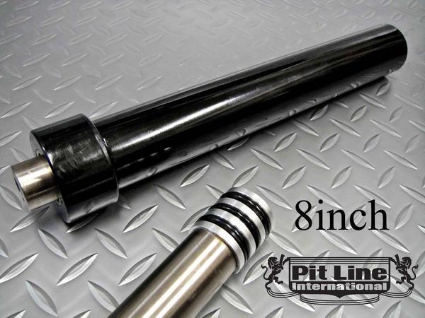 ハイドロ ファット ブラックシリンダー8inc 4個★強化シャフトタイプ インパラ/キャデラック ブロアム/タウンカー/ローライダー拍卖