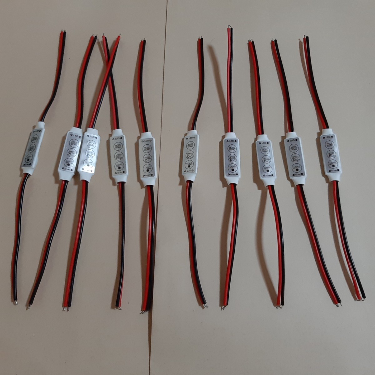 ●即決価格●送料無料● LED コントローラー 10個 ラジコン パーツ ライト ボディ 暴走 ランプ テープ ホタル 電飾 拍卖