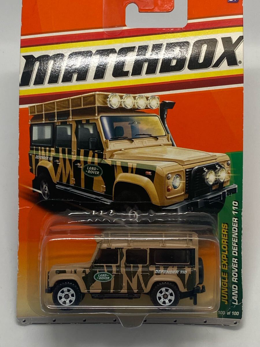 トミカサイズ MATCHBOX マッチボックス LAND ROVER DEFENDER 110 ランドローバー ディフェンダー 未開封拍卖