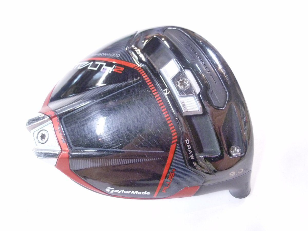 中古 ヘッド単品 TaylorMade テーラーメイド STEALTH2 ステルス2 PLUS + ドライバー用 ヘッドパーツ 9度 *MP@1*N*223拍卖