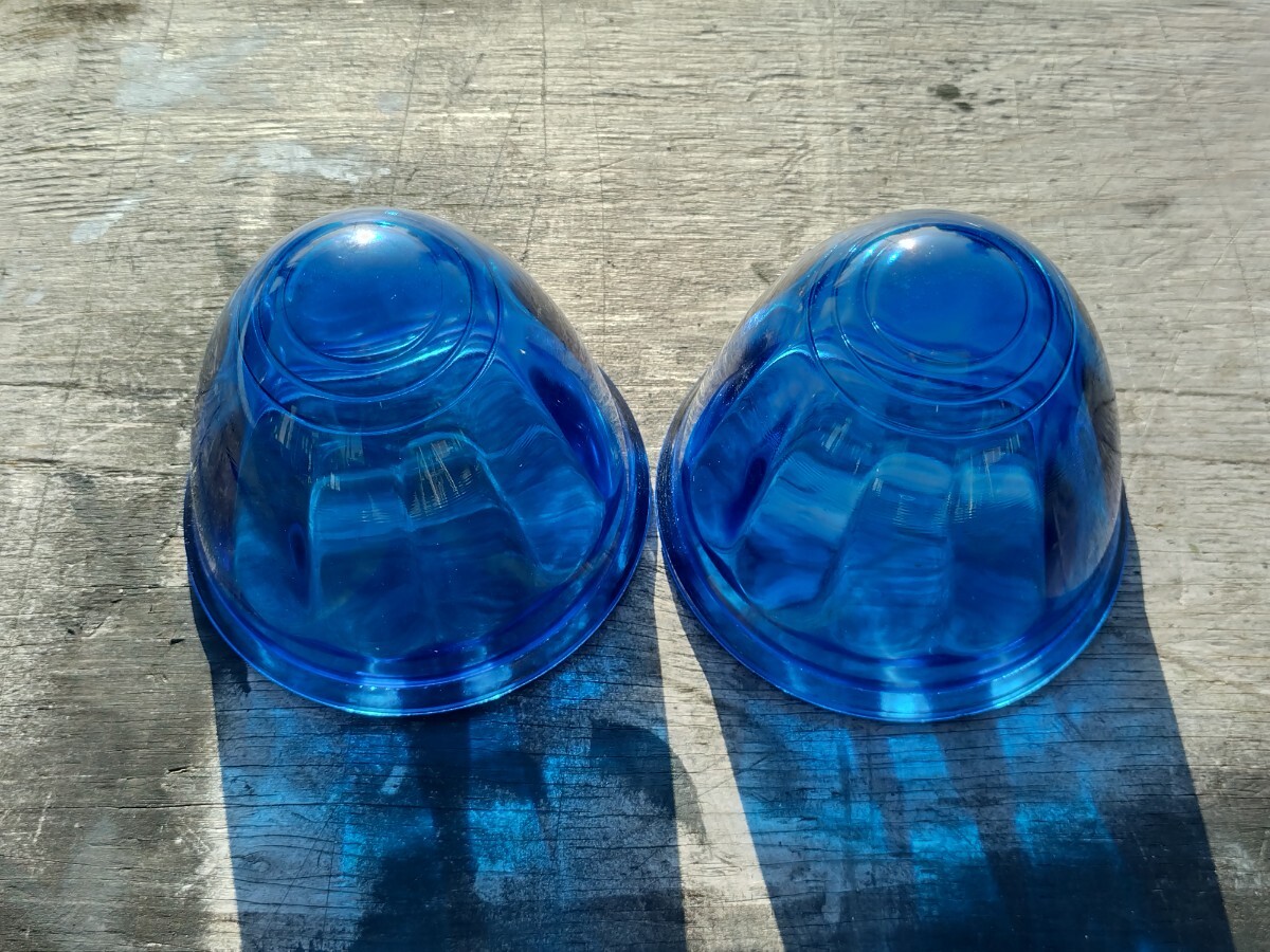 バスマーカー ガラス マーカー 青 デコトラ 軽トラ トラック 中古拍卖