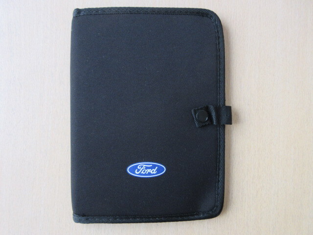 ★01569★フォード 純正 Ford 取扱説明書ケース 説明書入 取説ケース マニュアルケース 車検証入★拍卖